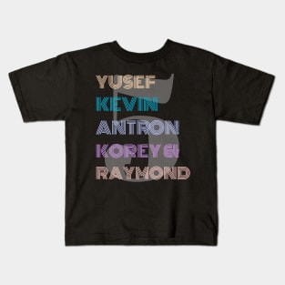 Exonerated five the central park 5 case yusef Kevin antron korey and raymond Kids T-Shirt